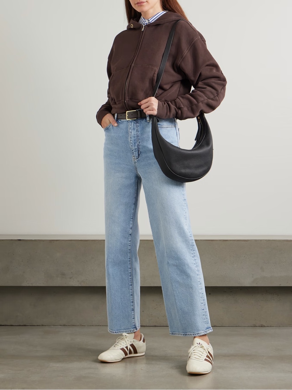 FRAME The Wide High Rise Wide Leg Jeans